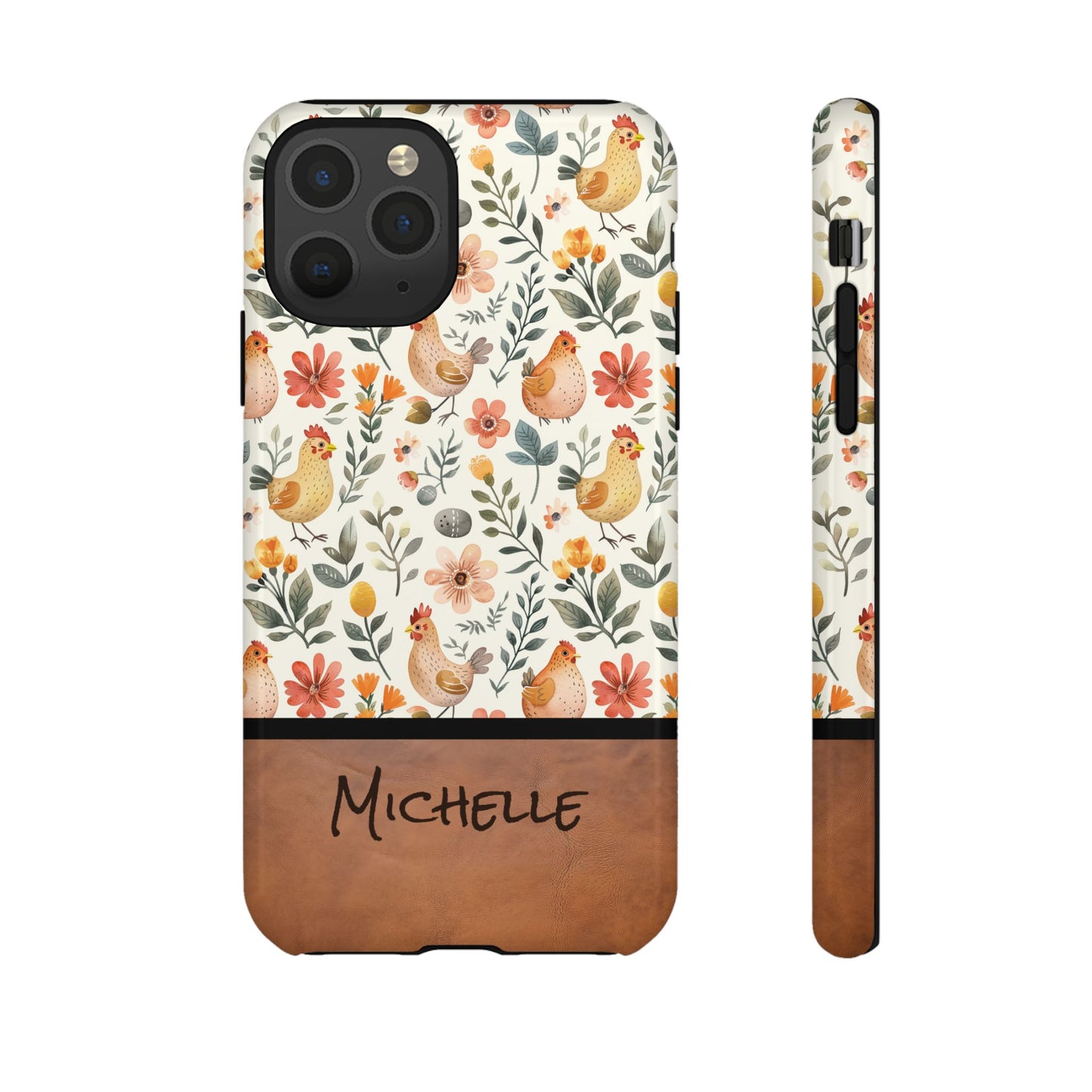 Personalized Chickens Phone Case