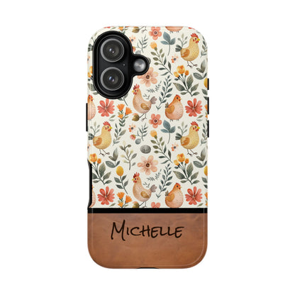 Personalized Chickens Phone Case