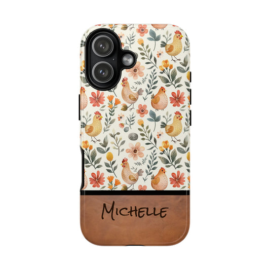 Personalized Chickens Phone Case