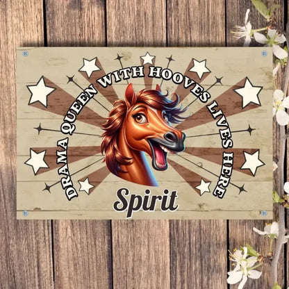 Personalized Drama Queen - Stall Sign