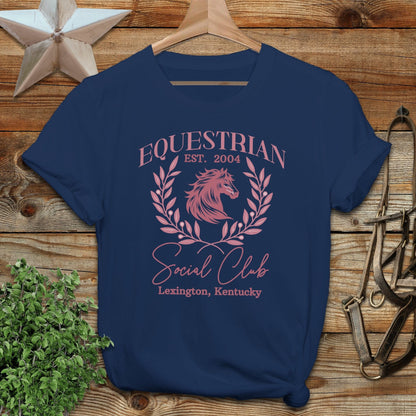 Personalized Equestrian Social Club Softstyle Tee