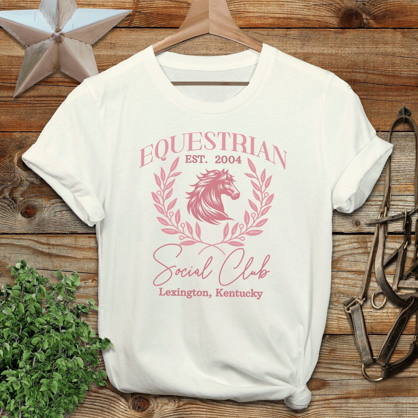 Personalized Equestrian Social Club Softstyle Tee