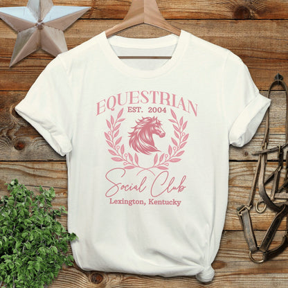 Personalized Equestrian Social Club Softstyle Tee