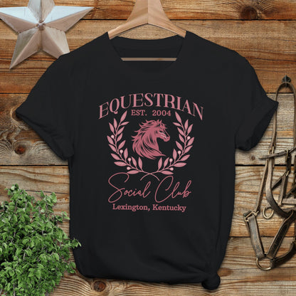 Personalized Equestrian Social Club Softstyle Tee