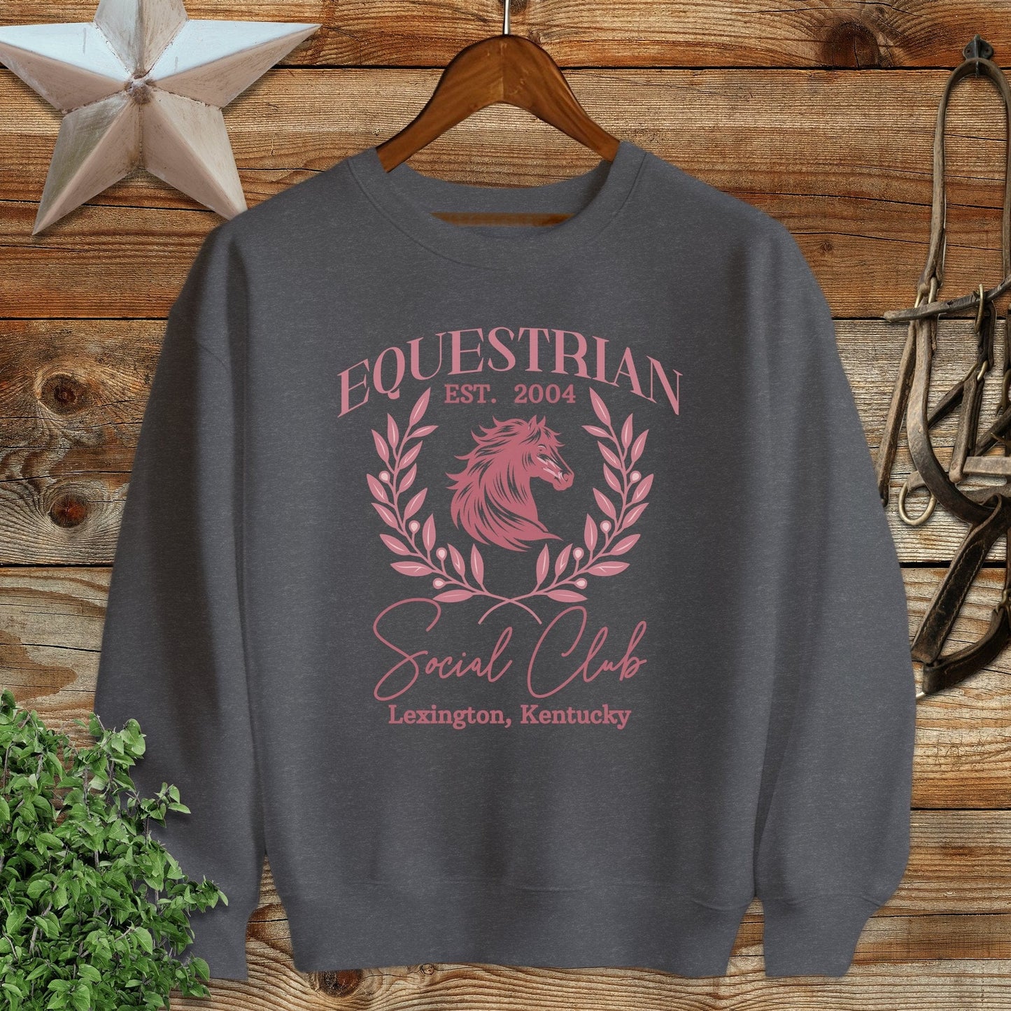 Personalized Equestrian Social Club Sweatshirt