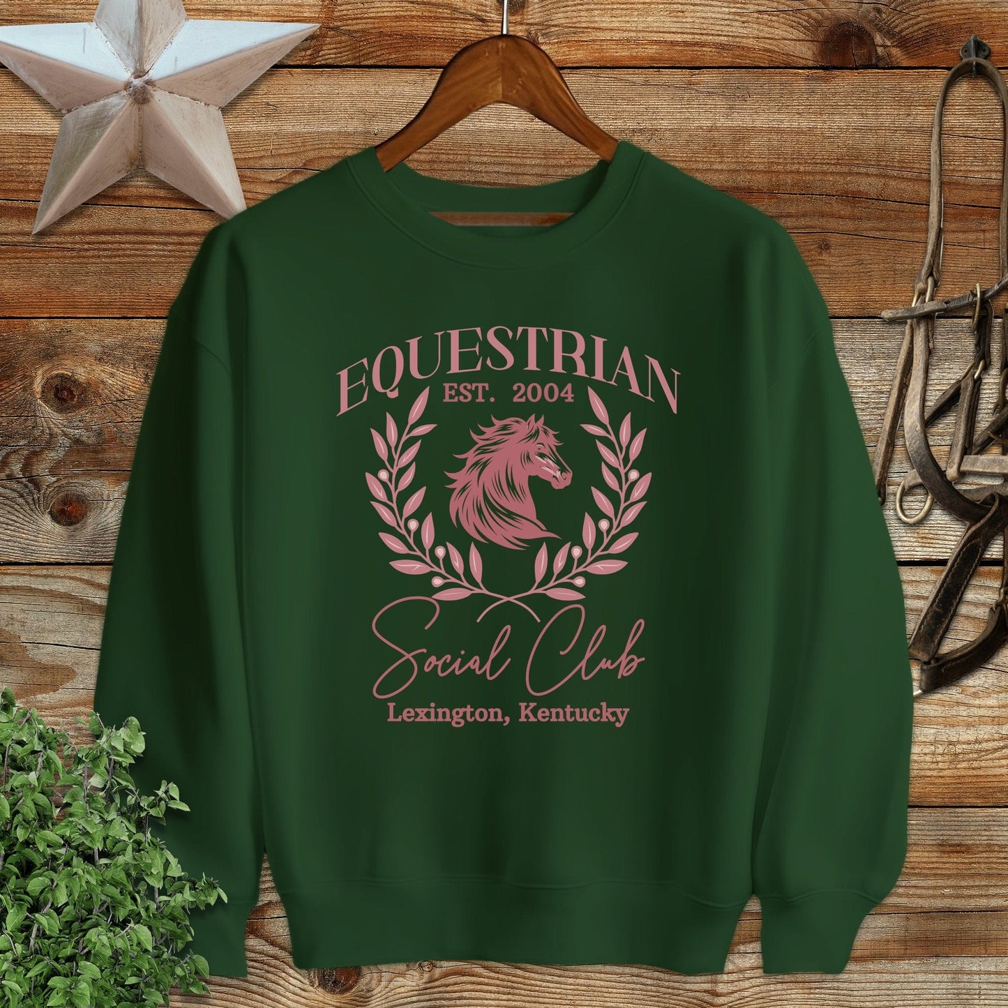 Personalized Equestrian Social Club Sweatshirt