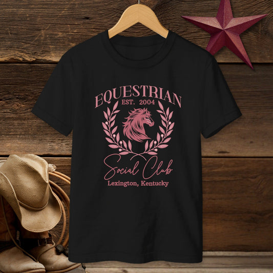 Personalized Equestrian Social Club T-shirt (Youth)