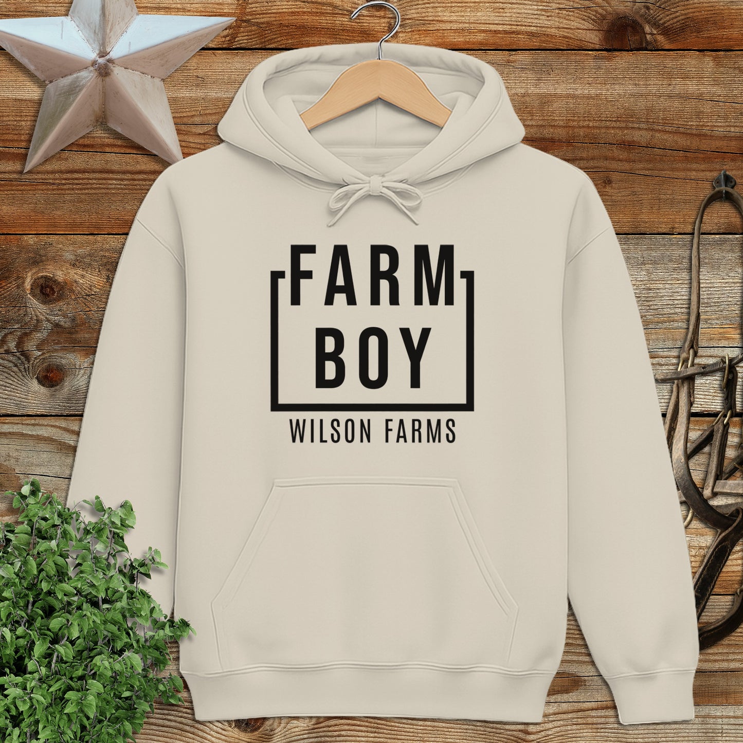 Personalized Farm Boy Hoodie