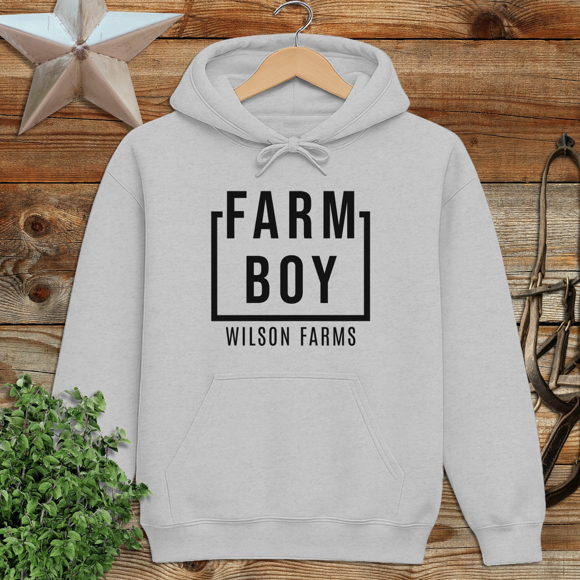 Personalized Farm Boy Hoodie