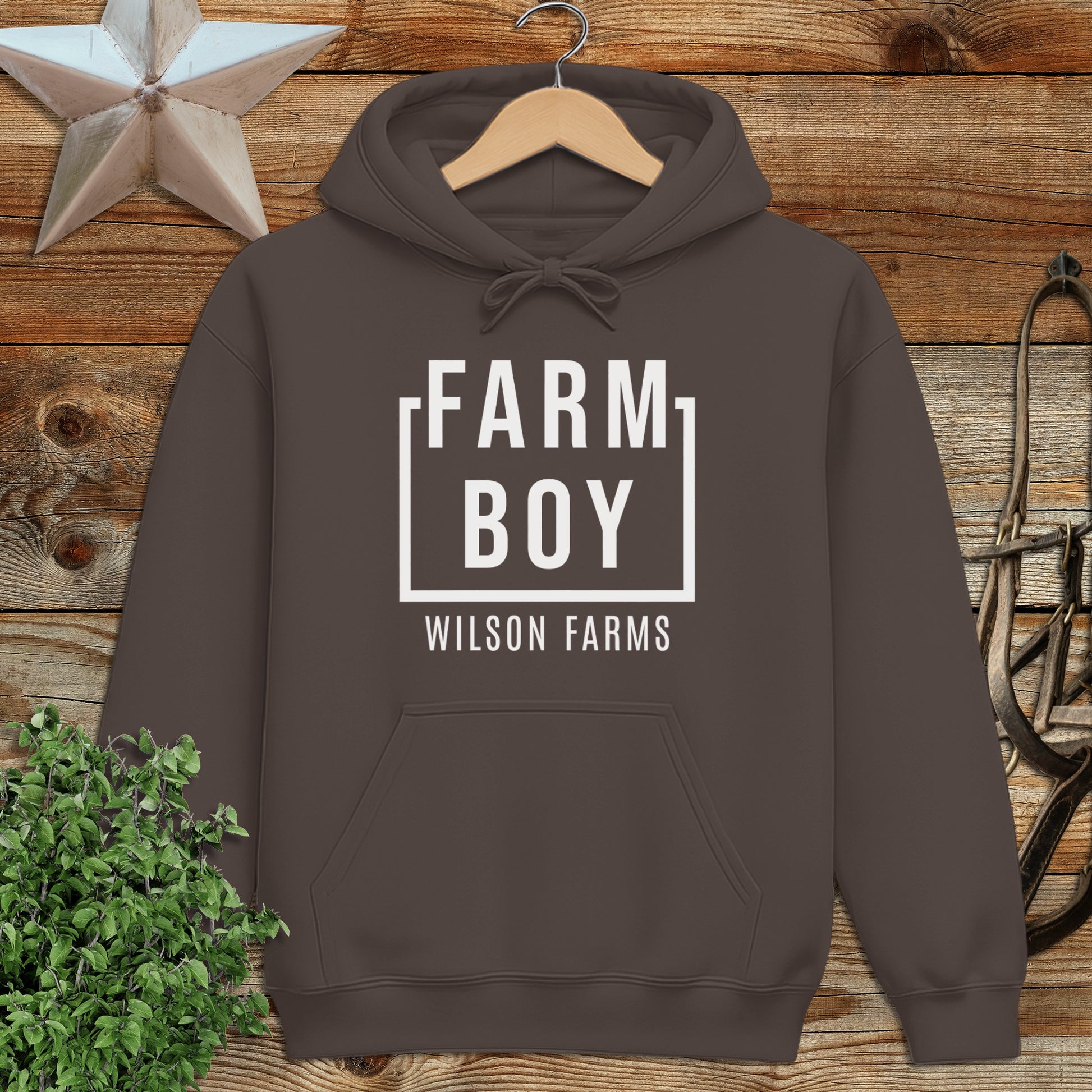 Personalized Farm Boy Hoodie