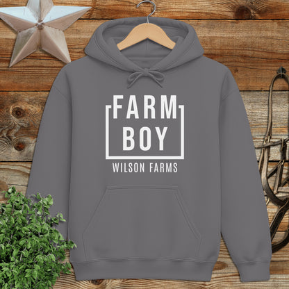 Personalized Farm Boy Hoodie