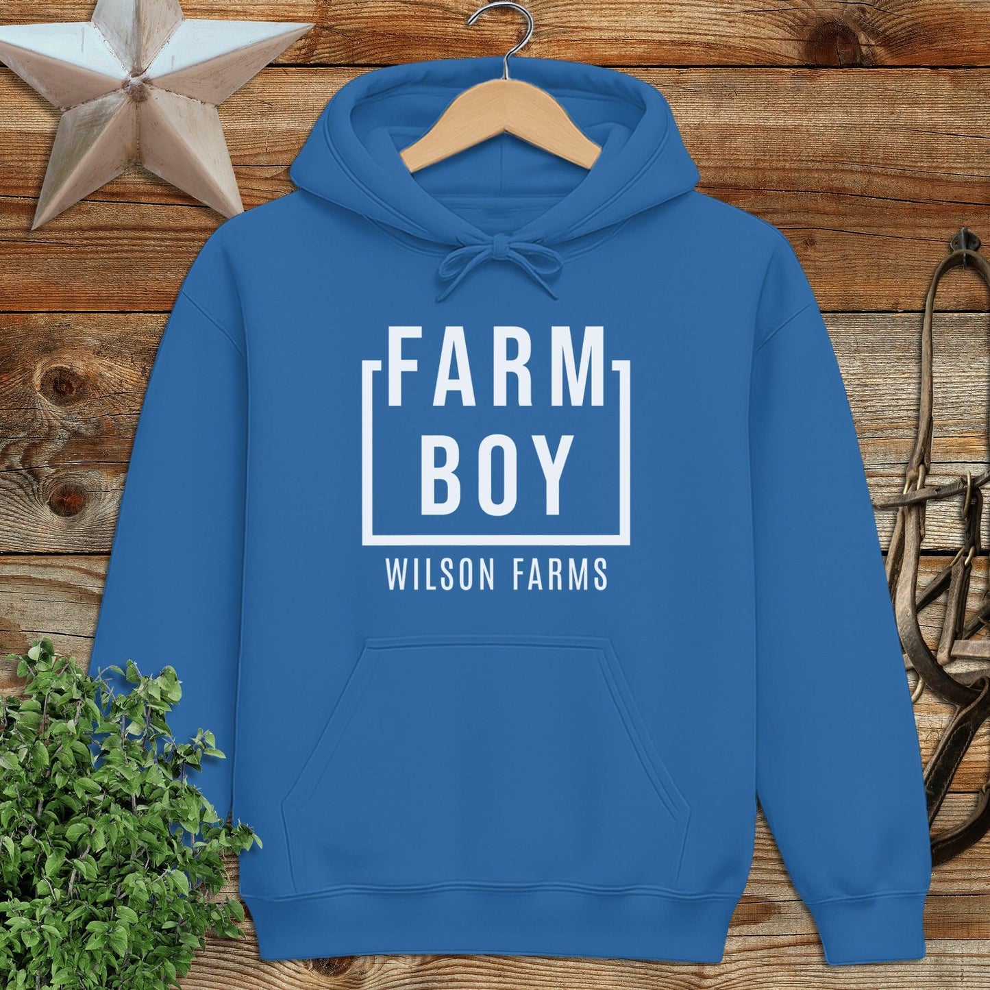 Personalized Farm Boy Hoodie