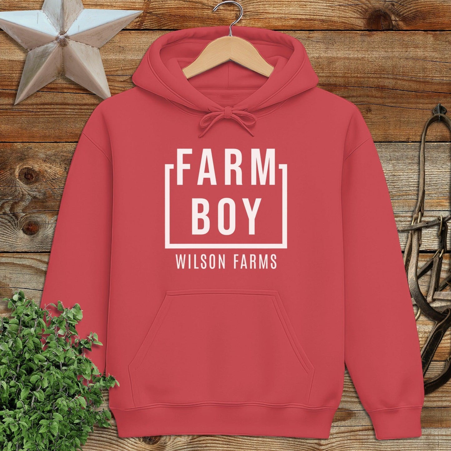 Personalized Farm Boy Hoodie