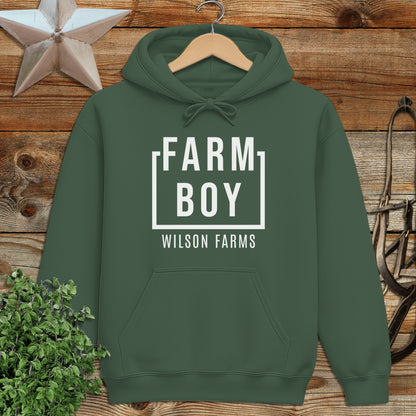 Personalized Farm Boy Hoodie