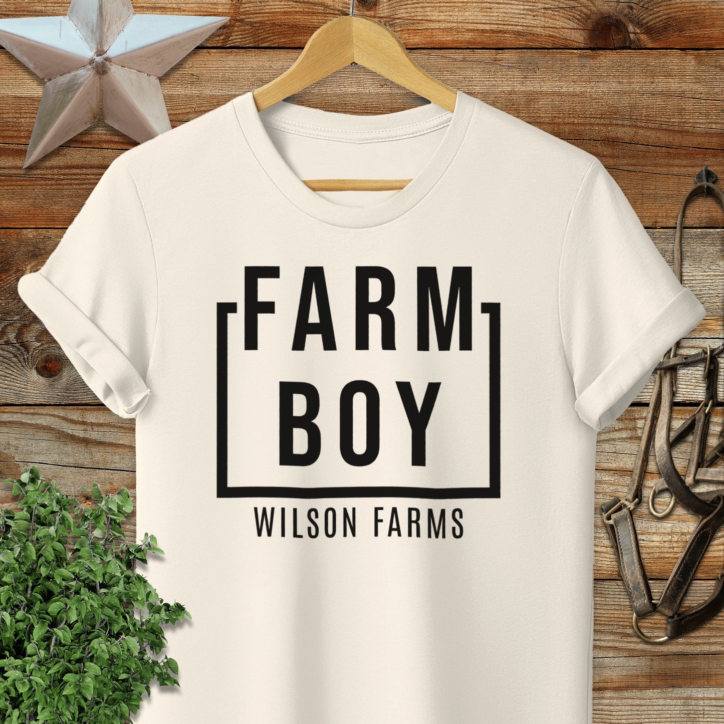 Personalized Farm Boy Softstyle Tee