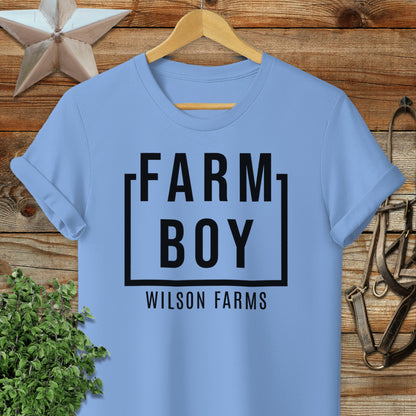 Personalized Farm Boy T-shirt