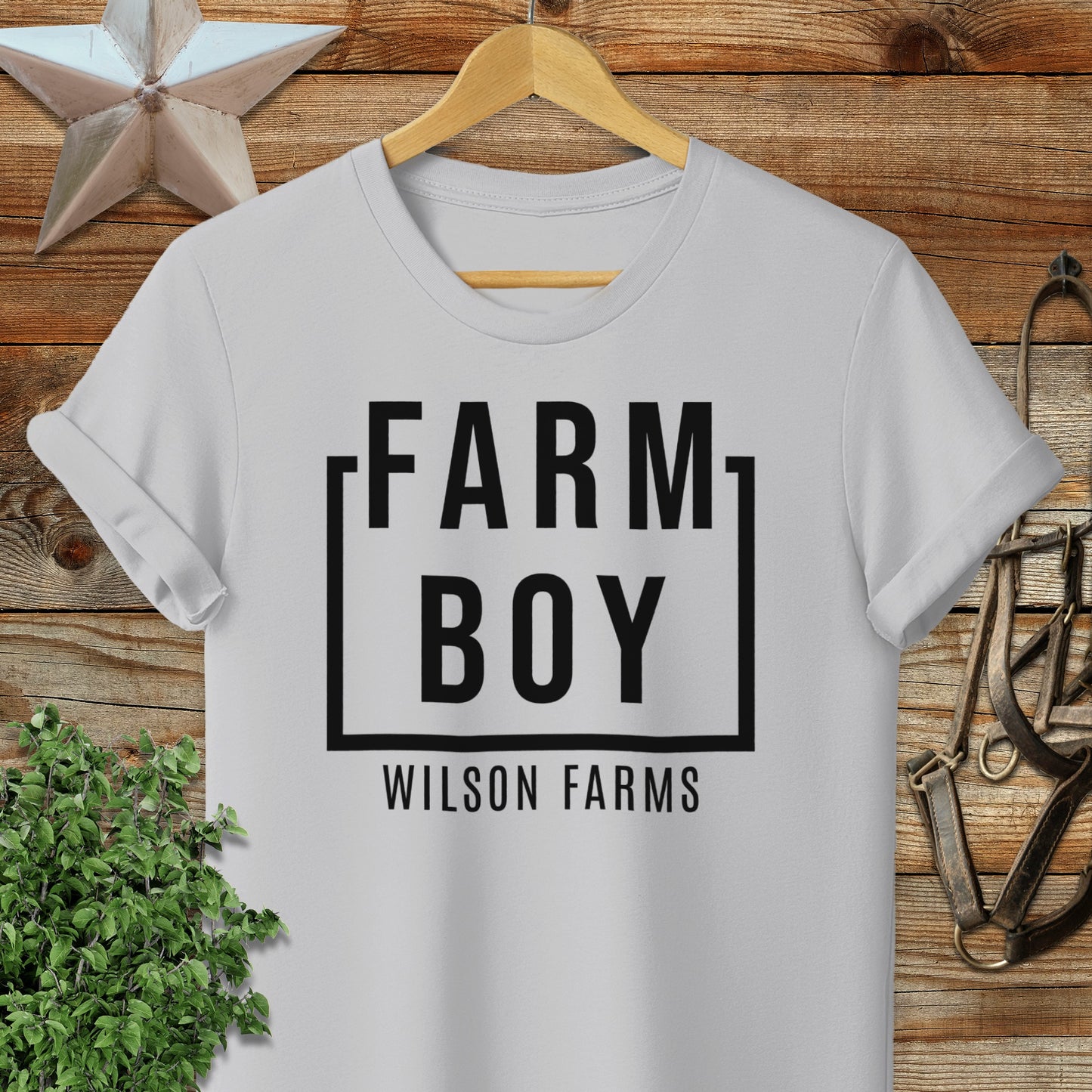 Personalized Farm Boy T-shirt