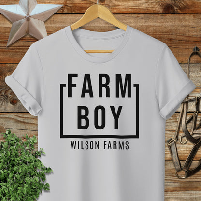Personalized Farm Boy T-shirt