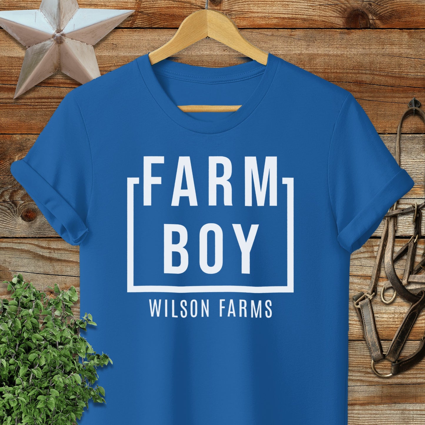 Personalized Farm Boy T-shirt