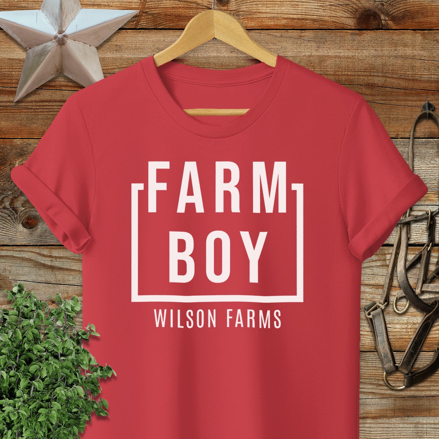 Personalized Farm Boy T-shirt