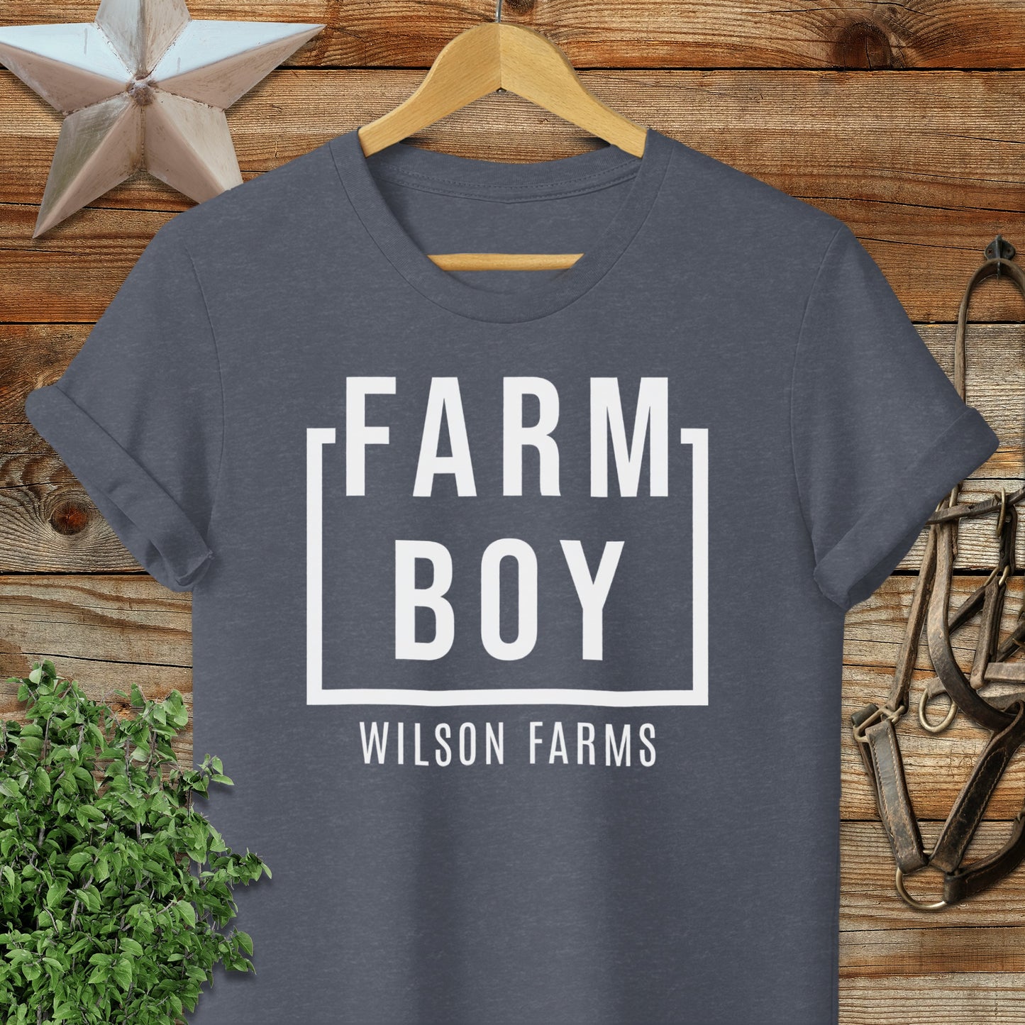 Personalized Farm Boy T-shirt