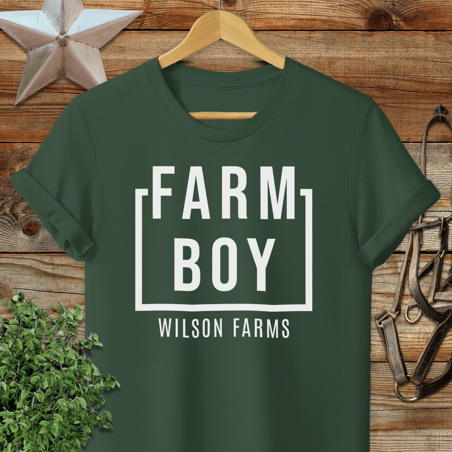 Personalized Farm Boy T-shirt