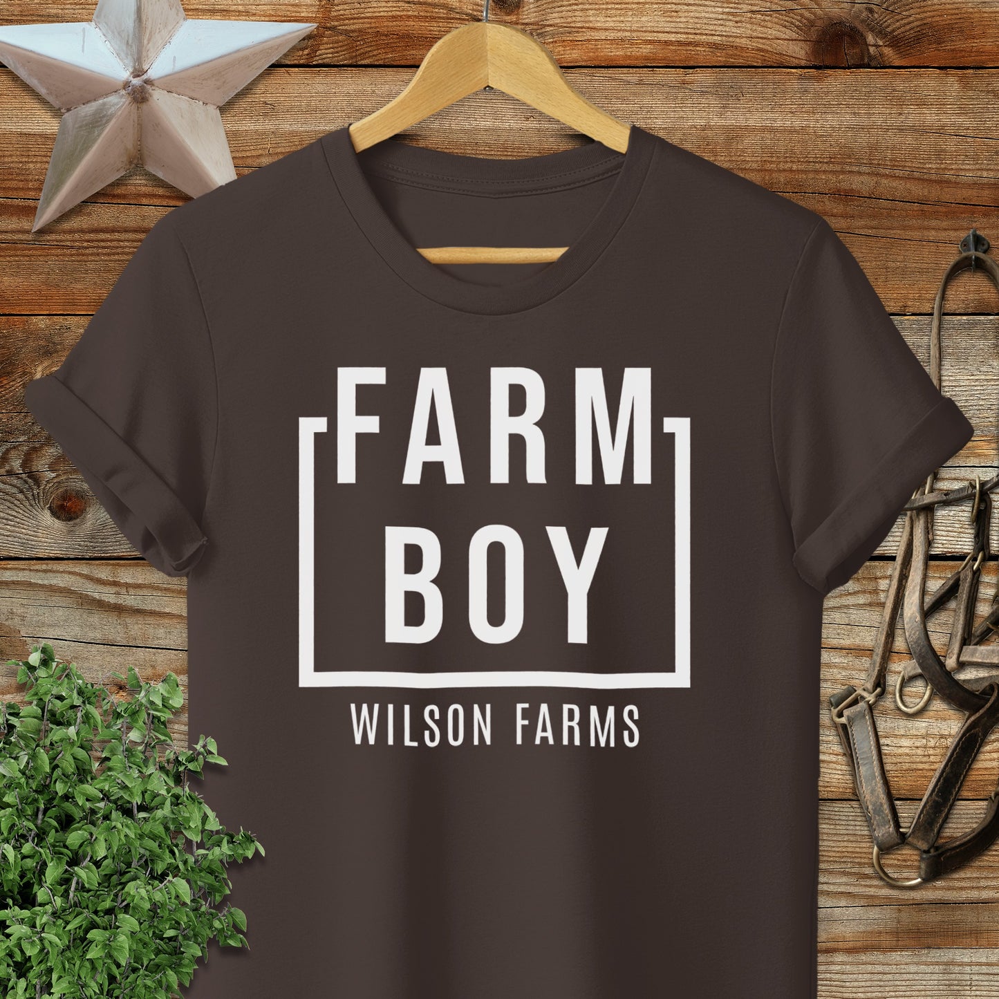 Personalized Farm Boy T-shirt