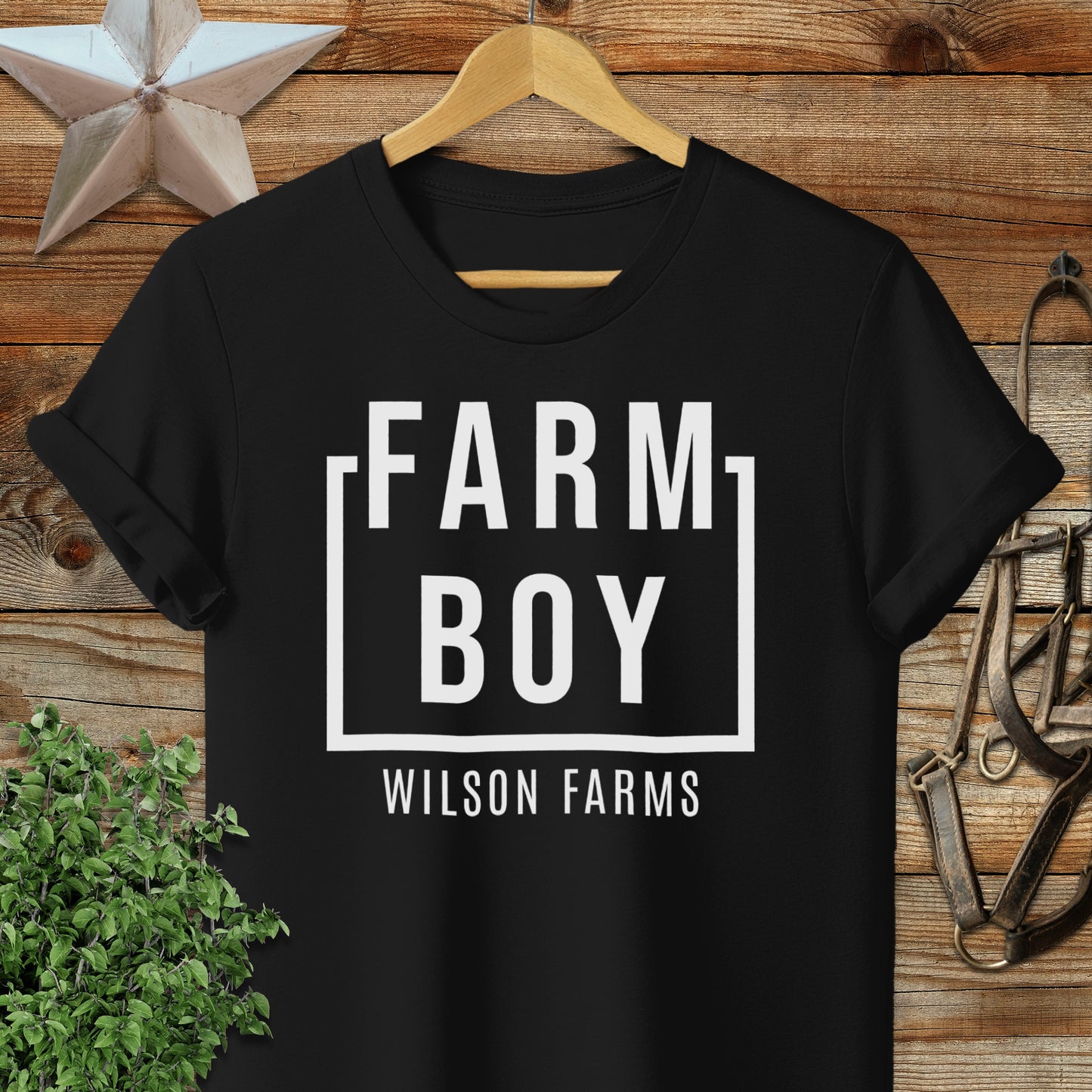 Personalized Farm Boy T-shirt