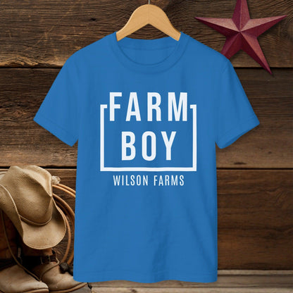 Personalized Farm Boy T-shirt (Youth)