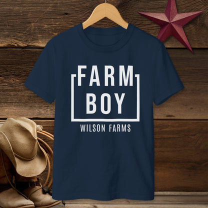 Personalized Farm Boy T-shirt (Youth)