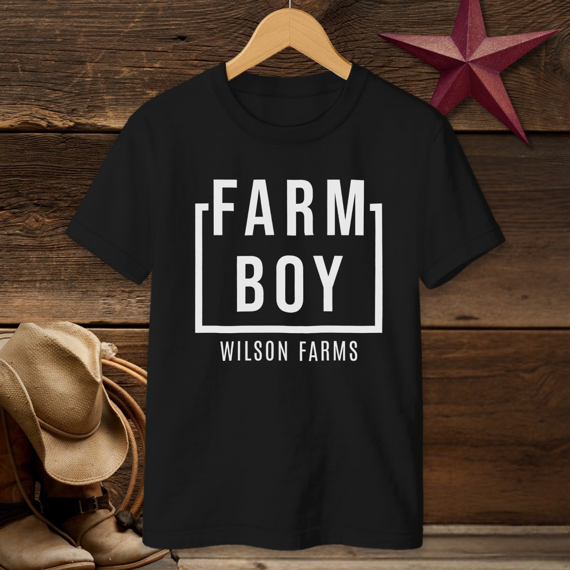Personalized Farm Boy T-Shirt (Youth)
