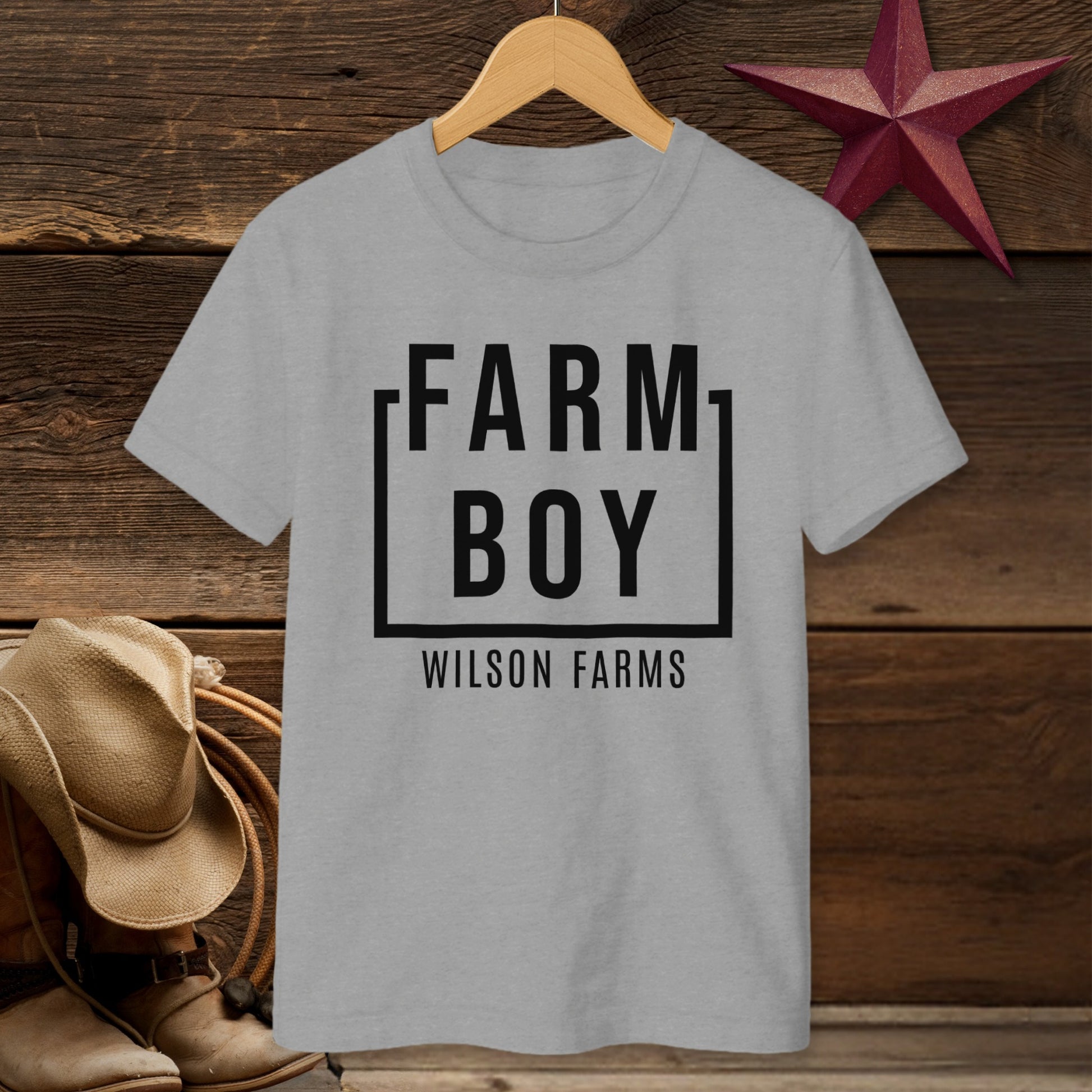 Personalized Farm Boy T-Shirt (Youth)