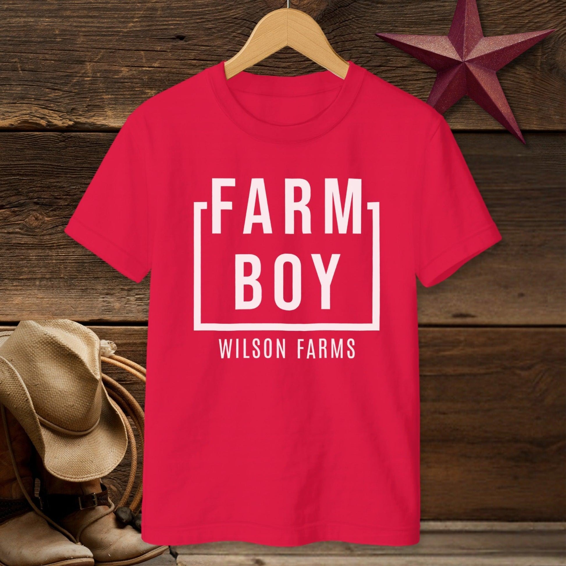 Personalized Farm Boy T-Shirt (Youth)