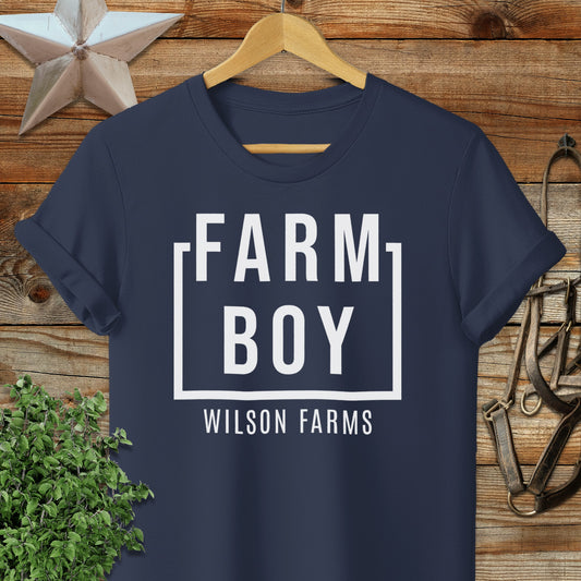 Personalized Farm Boy T-shirt