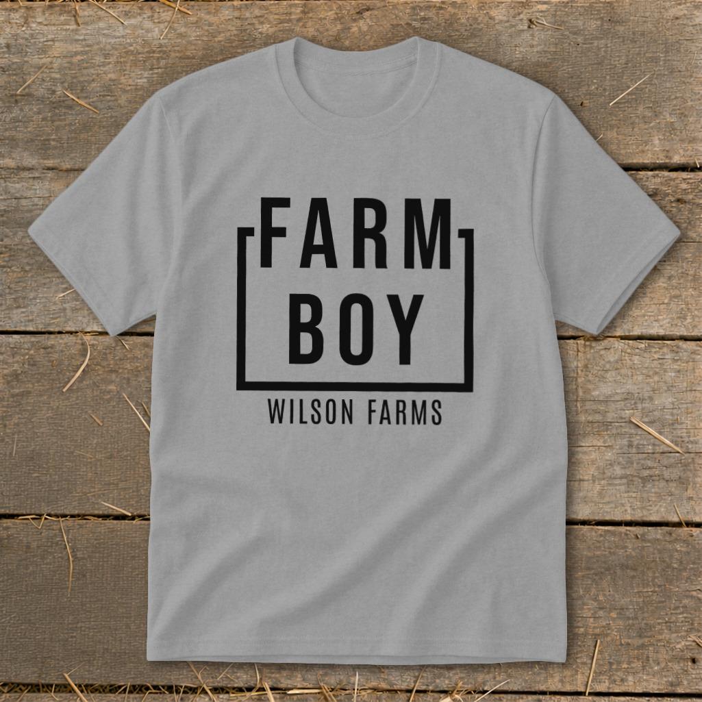 Personalized Farm Boy Youth Tee