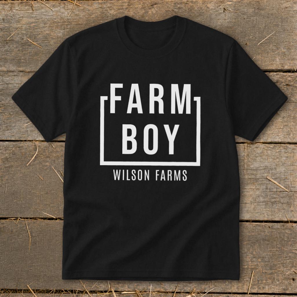 Personalized Farm Boy Youth Tee