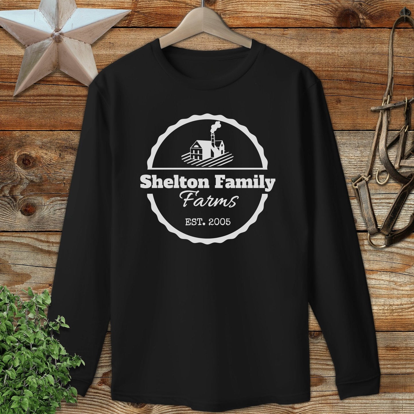 Personalized Farm Long Sleeve Tee