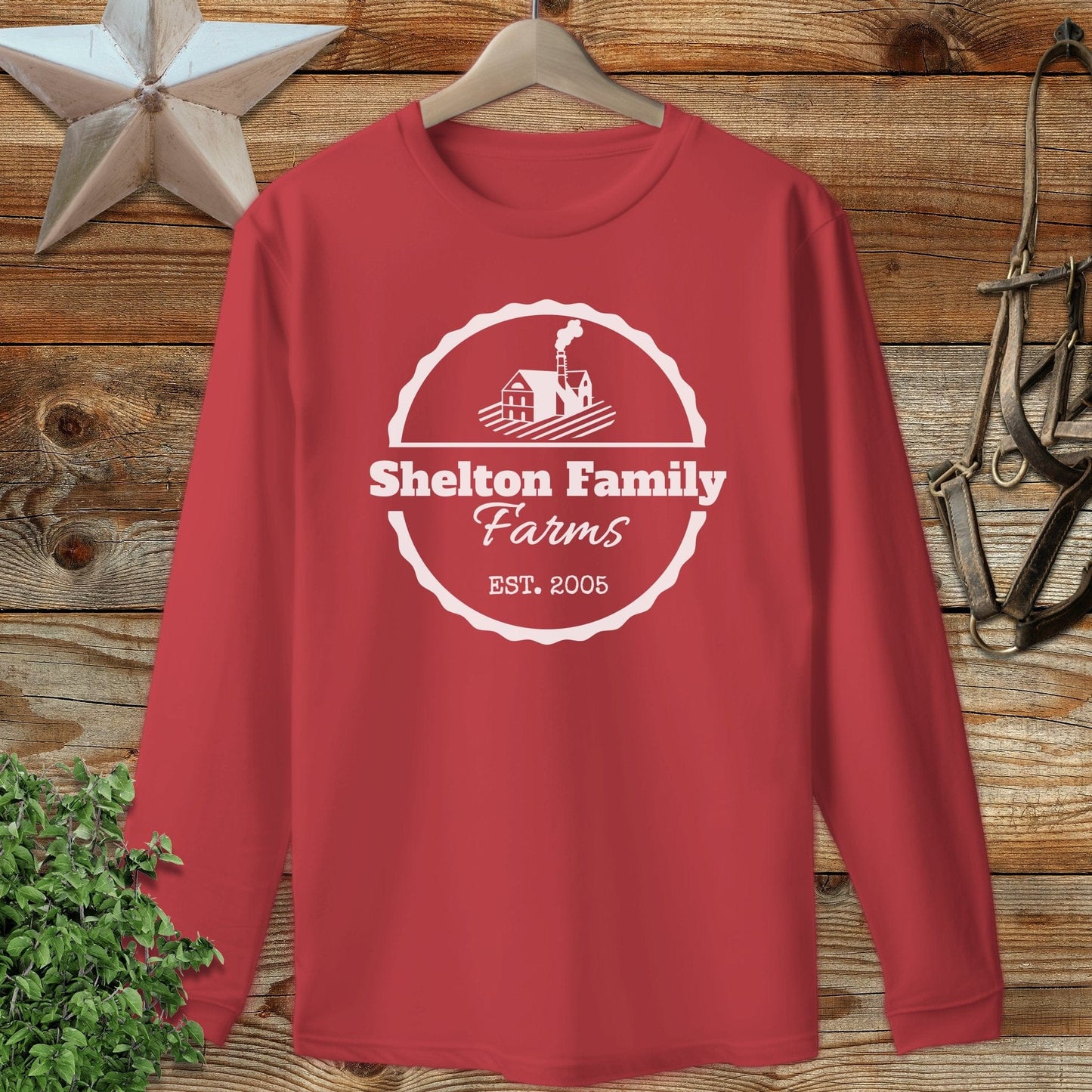 Personalized Farm Long Sleeve Tee