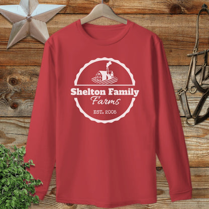 Personalized Farm Long Sleeve Tee