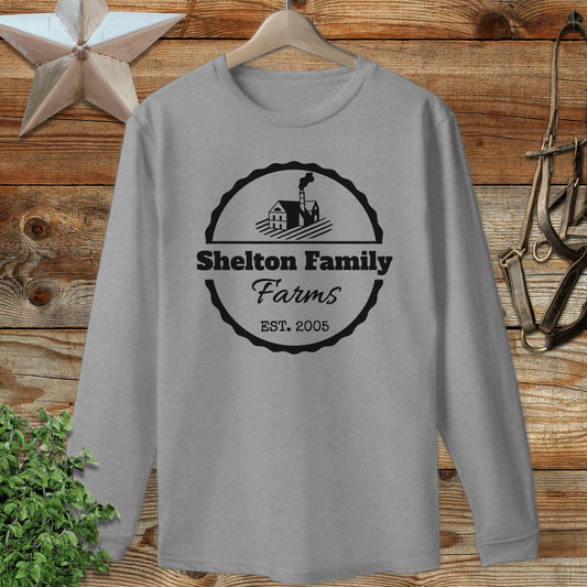 Personalized Farm Long Sleeve Tee