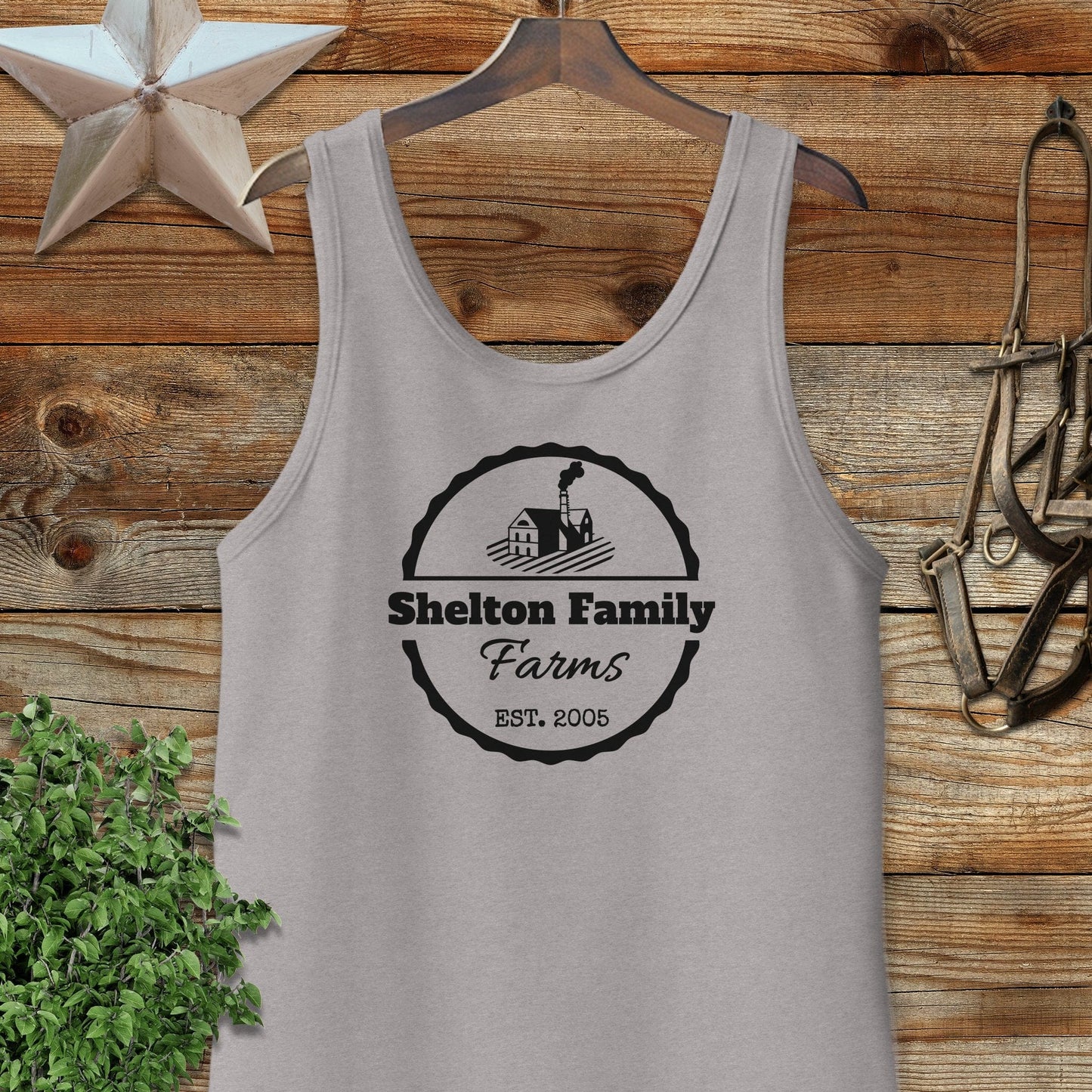 Personalized Farm Tank Top