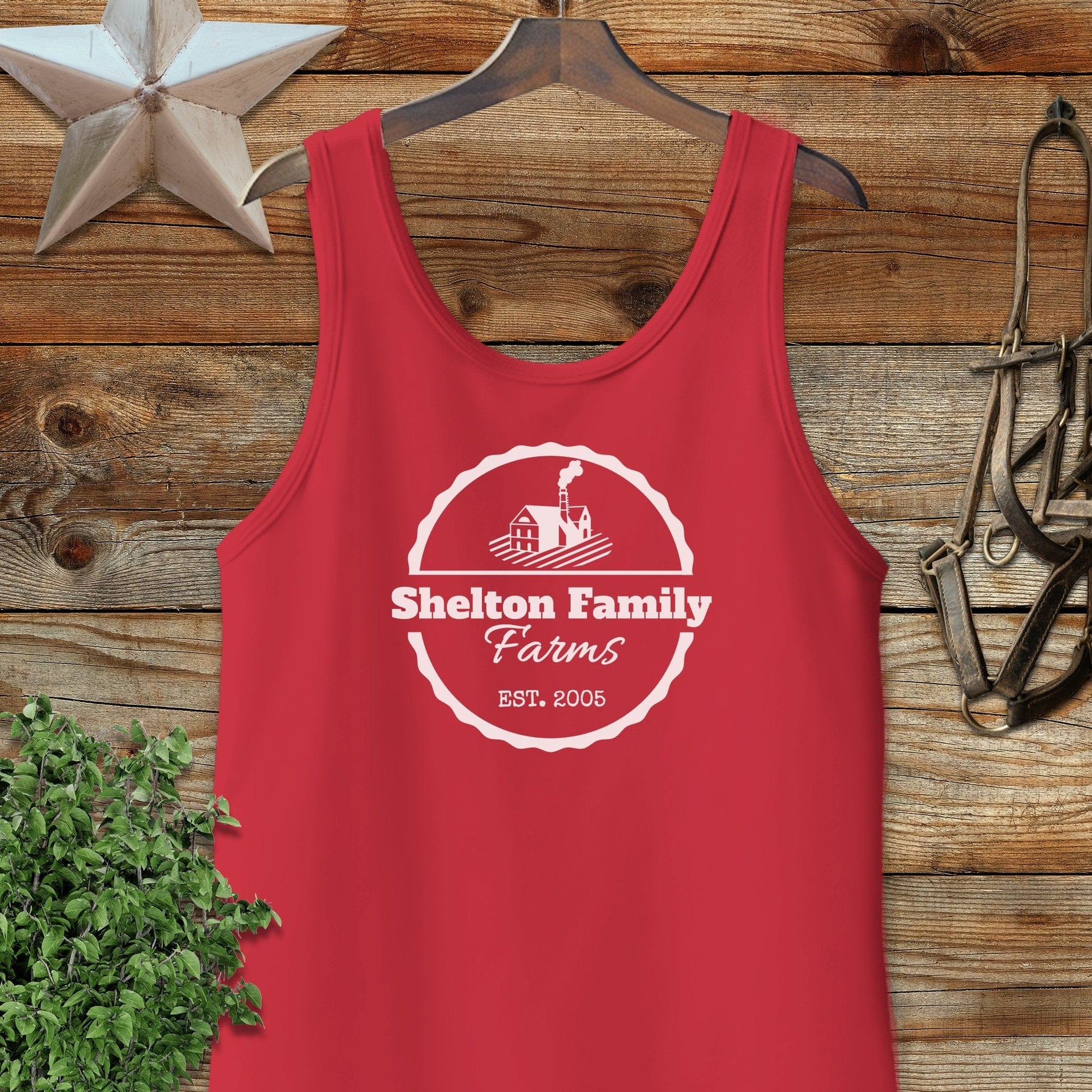Personalized Farm Tank Top