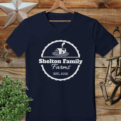 Personalized Farm V-neck