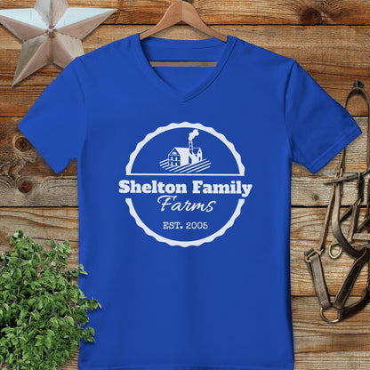 Personalized Farm V-neck