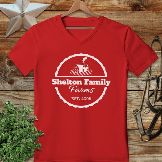 Personalized Farm V-neck