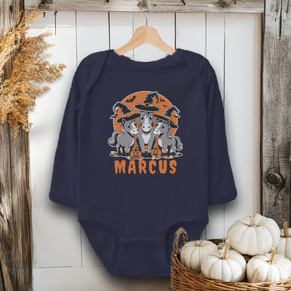 Personalized Halloween Horse - Baby Shirt