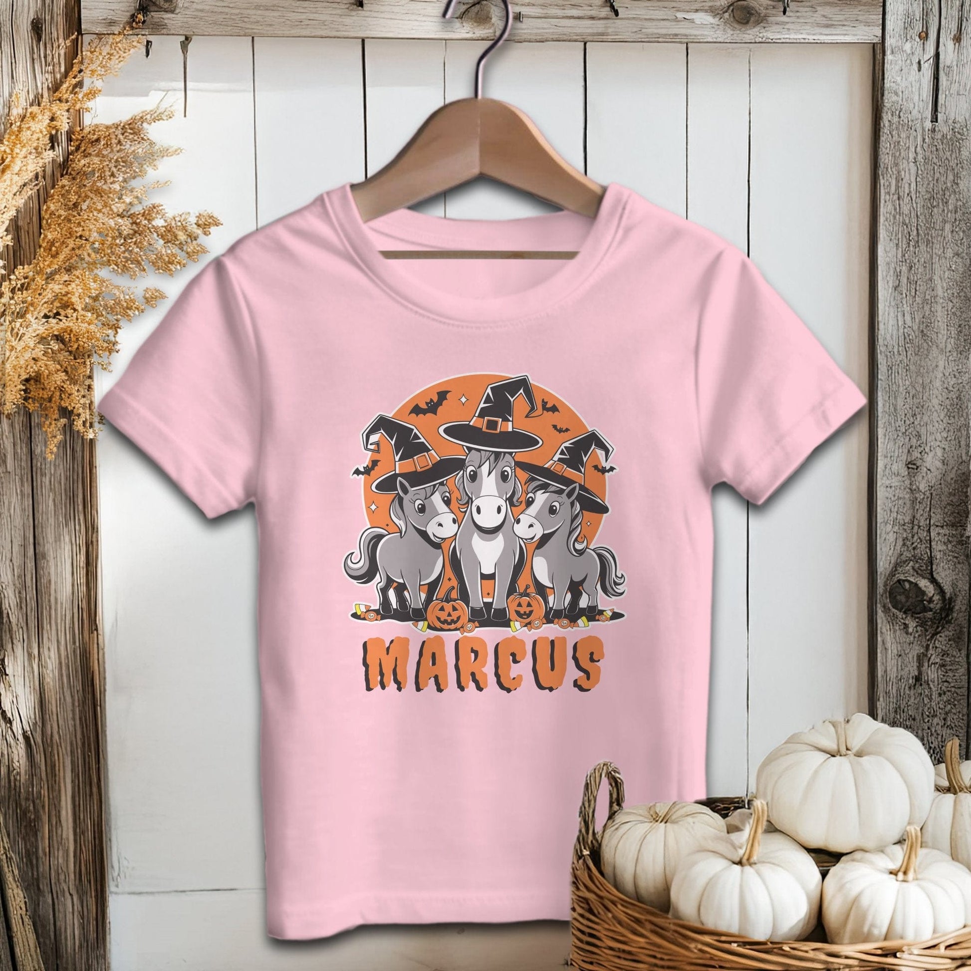 Personalized Halloween Horse - Baby Shirt