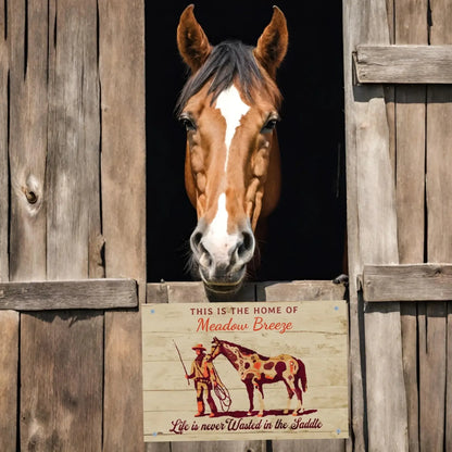 Personalized Home of - Stall Sign