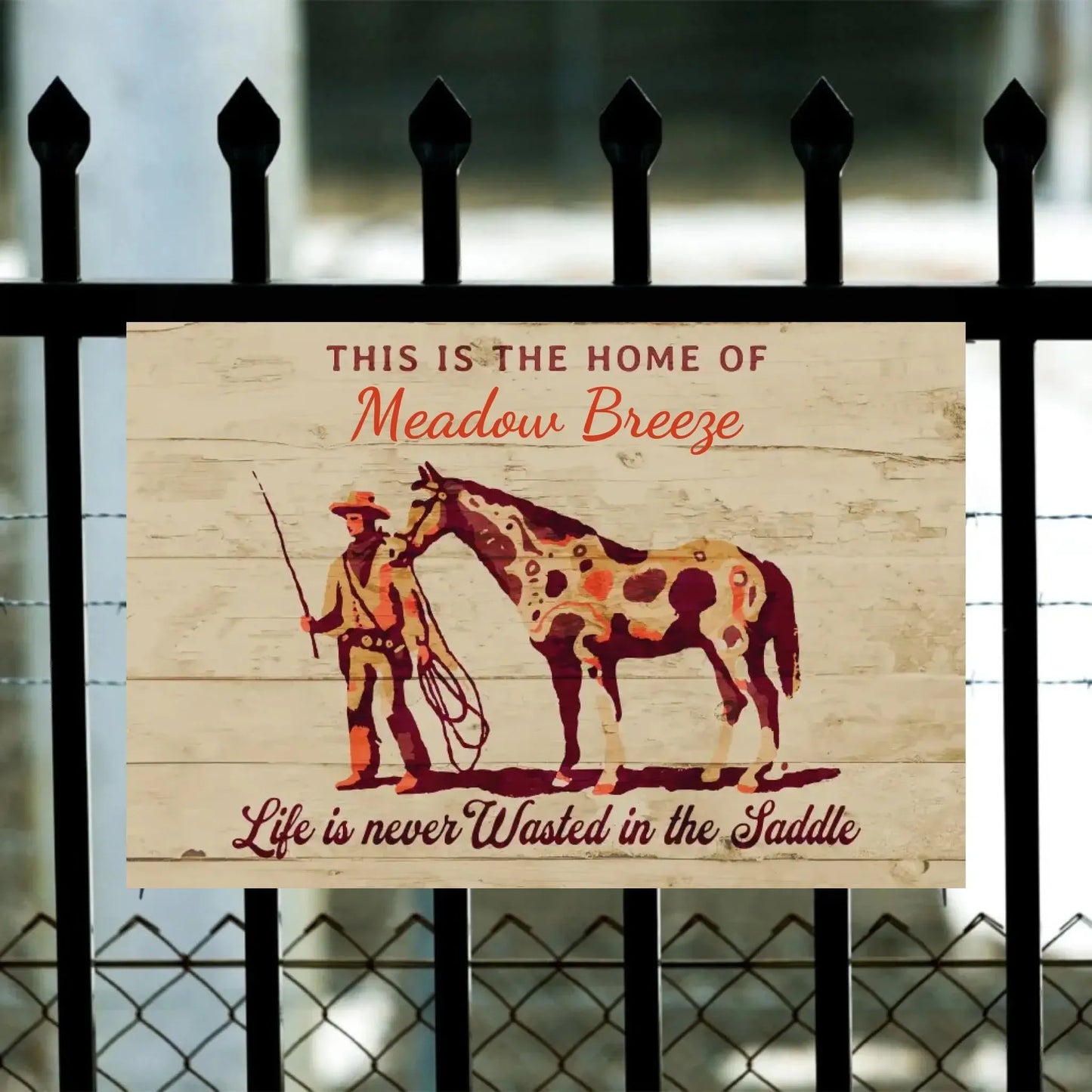 Personalized Home of - Stall Sign