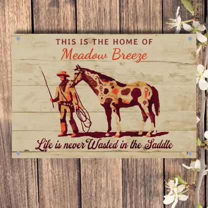 Personalized Home of - Stall Sign